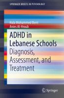 ADHD in Lebanese Schools Diagnosis, Assessment, and Treatment /