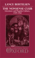 The Nonsense Club : literature and popular culture, 1749-1764 /