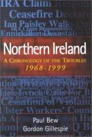 Northern Ireland : a chronology of the Troubles, 1968-1999 /