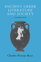 Ancient Greek literature and society /