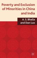 Poverty and exclusion of minorities in China and India
