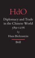 Diplomacy and trade in the Chinese world, 589-1276