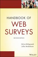 Handbook of Web Surveys.