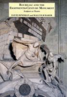 Roubiliac and the eighteenth-century monument : sculpture as theatre /