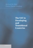 The VAT in developing and transitional countries /