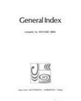 General index [to the Heibonsha survey of Japanese art] /