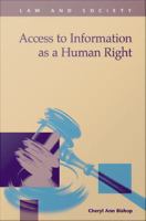 Access to Information as a Human Right.