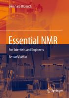 Essential NMR For Scientists and Engineers /