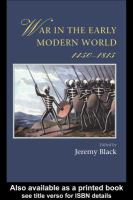 War in the Early Modern World.