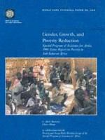 Gender, growth, and poverty reduction special program of assistance for Africa, 1998 status report on poverty in Sub-Saharan Africa /