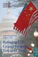 Revising U.S. grand strategy toward China