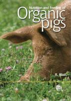 Nutrition and feeding of organic pigs