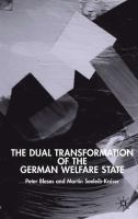 The dual transformation of the German welfare state /