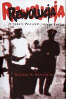 Rewolucja Russian Poland, 1904-1907 /