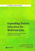 Expanding tertiary education for well-paid jobs competitiveness and shared prosperity in Kenya /