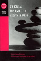 Structural Impediments to Growth in Japan.