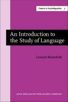 Introduction to the Study of Language : New edition.