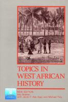 Topics in West African history /