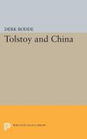 Tolstoy and China /