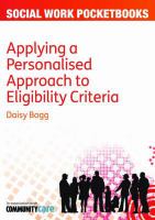 Applying a Personalised Approach to Eligibility Criteria.