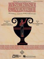 Ancient cabaret : art songs, that is, songs about art : medium voice and piano /