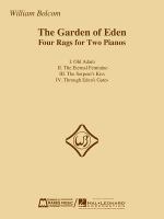 The Garden of Eden : four rags for two pianos /