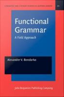 Functional Grammar : A Field Approach.