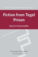 Fiction from Tegel Prison /