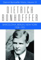 Barcelona, Berlin, New York, 1928-1931 /