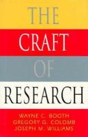 The craft of research /