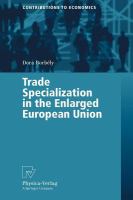 Trade Specialization in the Enlarged European Union