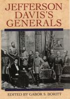 Jefferson Davis's Generals.