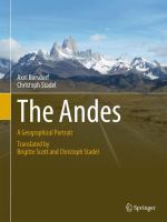 The Andes A Geographical Portrait /