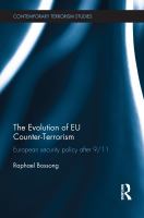 The evolution of EU counter-terrorism European security policy after 9/11 /