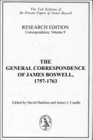 The general correspondence of James Boswell, 1757-1763 /