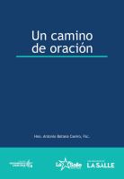 Un camino de oración. Guiados por Juan Bautista de La Salle.