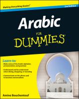 Arabic for Dummies.