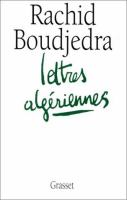 Lettres algériennes /