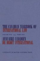 Canadian Yearbook of International Law, 1975 : Annuaire Canadien De Droit International.