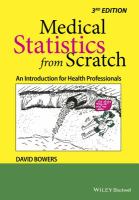 Medical statistics from scratch an introduction for health care professionals /