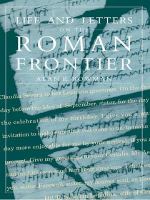 Life and Letters from the Roman Frontier.