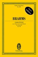 Variations on a theme by Joseph Haydn for orchestra : op. 56a /