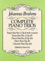 Complete piano trios : from the Breitkopf & Härtel complete works edition /