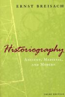 Historiography ancient, medieval & modern /