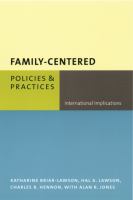 Family-Centered Policies and Practices : International Implications.