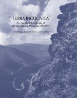 Terra incognita : an annotated bibliography of the Great Smoky Mountains, 1544-1934 /