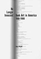 No longer innocent : book art in America, 1960-1980 /