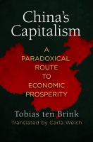 China's capitalism : a paradoxical route to economic prosperity /