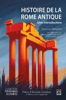 Histoire de la Rome Antique. une Introduction