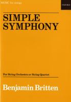 Simple symphony : for string orchestra (or string quartet) /